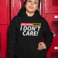 Funny Spoof Meme Breaking News I Dont Care Women Hoodie Unique Gifts