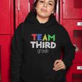 Funny Team Third Grade 3Rd Grade Back To School Women Hoodie Unique Gifts