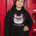 Funny Valentine Cat Free Hisses Women Hoodie Unique Gifts