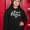 Fur Mama Paw Floral Design Dog Mom Mothers Day Women Hoodie Unique Gifts