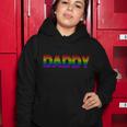 Gay Pride Proud Daddy Lgbt Women Hoodie Unique Gifts