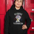 George Sloshington Washington Funny 4Th Of July Usa American Women Hoodie Unique Gifts