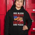 God Bless American Freedom And Pizza Plus Size Shirt For Men Women And Family Women Hoodie Unique Gifts