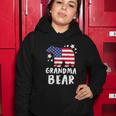 Grandma Bear Grandmother Funny 4Th Of July Women Hoodie Unique Gifts