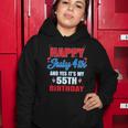 Happy 4 July And Yes It&8217S My 55Th Birthday Since July 1967 Gift Women Hoodie Unique Gifts