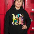 Hello Third Grade Team 3Rd Grade Back To School Teacher Women Hoodie Unique Gifts