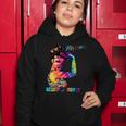 Hispanic Heritage Month Messy Bun Colorful Women Hoodie Unique Gifts