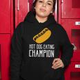 Hot Dog Eating Champion Fast Food Women Hoodie Unique Gifts