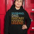 Husband Dad Fantasy Football Legend Women Hoodie Unique Gifts