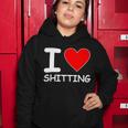 I Heart Shitting Poop Women Hoodie Unique Gifts