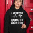I Survived Nursing School Tshirt Women Hoodie Unique Gifts