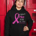 I Wear Pink For My Mom Breast Cancer Awareness Tshirt Women Hoodie Unique Gifts