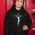 Jesus On Cross Funny Christian Women Hoodie Unique Gifts