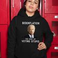 Joe Biden Bidenflation The Cost Of Voting Stupid Women Hoodie Unique Gifts