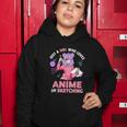 Just A Girl Who Loves Anime And Sketching Women Hoodie Personalized Gifts