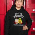 Just A Girl Who Loves Boba Tea & Avocados Cute Kawaii Teen Tshirt Women Hoodie Unique Gifts
