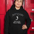 Just A Girl Who Loves Volleyball Women Hoodie Unique Gifts