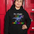 Kids 1St Day Of Kindergarten Trex Dinosaur Gift Kids Women Hoodie Unique Gifts