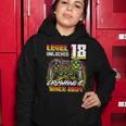Level 18 Unlocked Crushing It 2004 Video Game 18Th Birthday Women Hoodie Funny Gifts