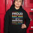 Lgbt Proud Mom Of A Smartass Pride Month Women Hoodie Unique Gifts