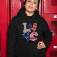 Love America Cute Funny 4Th Of July Independence Day Plus Size Graphic Women Hoodie Unique Gifts
