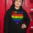 Love Wins Heart Women Hoodie Unique Gifts