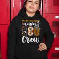 Maintenance Worker Boo Crew Ghost Funny Halloween Matching Women Hoodie Funny Gifts