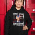 Merry 4Th Of July Biden Bike Bicycle Falls Off Anti Biden Women Hoodie Unique Gifts