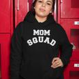Mom Squad Bold Text Logo Women Hoodie Unique Gifts