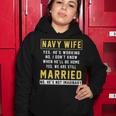 Navy Wife - Wife Of A Navy Veteran Women Hoodie Unique Gifts