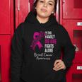 No One Fights Alone Breast Cancer Awareness Meaningful Gift Women Hoodie Unique Gifts