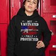 Not Vaccinated Full Not Vaccinated Fully Protected Pro Gun Anti Vaccine Women Hoodie Unique Gifts