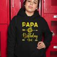 Papa Of The Birthday Girl Funny Dad Sunflower Women Hoodie Unique Gifts