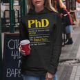 Phd Graduate Phd Graduation Doctorate Degree Definition Women Hoodie Graphic Print Hooded Sweatshirt Personalized Gifts