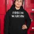 Prison Warden Halloween Office Parties Party Night Costume Women Hoodie Funny Gifts