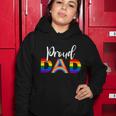Proud Dad Lgbt Gay Pride Month Lgbtq Parent Funny Gift Women Hoodie Unique Gifts