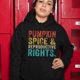 Pumpkin Spice And Reproductive Rights Fall Feminist Choice Gift V3 Women Hoodie Unique Gifts