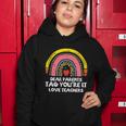 Rainbow Dear Parents Tag Youre It Last Day School Teacher Gift Women Hoodie Unique Gifts