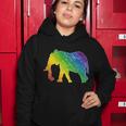 Rainbow Elephant V2 Women Hoodie Unique Gifts