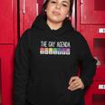 Rainbow The Gay Weekly Agenda Funny Lgbt Pride Women Hoodie Unique Gifts