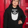 Respect The Beard Funny Bearded Tshirt Women Hoodie Unique Gifts