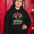 Retro Bigfoot Hide And Seek World Champion Sasquatch Women Hoodie Unique Gifts