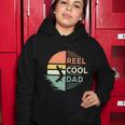 Retro Reel Cool Dad Fishing Fisherman Fisher Funny Bass Fisher Women Hoodie Unique Gifts