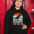 Roaring Into 3Rd Grade Dinosaur Back To School First Day Of School Women Hoodie Unique Gifts