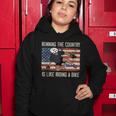 Running The Country Is Like Riding A Bike Funny Biden Meme Women Hoodie Unique Gifts