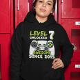 Six 7Yr Bday Son Boy Funny Gamer 7Th 7 Years Old Birthday Women Hoodie Unique Gifts