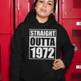 Straight Outta 1972 50Th Birthday Women Hoodie Unique Gifts