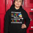 Support Autism Here Or There And Everywhere Women Hoodie Unique Gifts