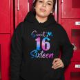 Sweet 16Th Birthday Party Funny Sixteen Years Old Girl Women Hoodie Unique Gifts