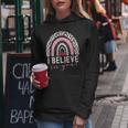 Test Day I Believe In You Rainbow Gifts Women Students Men V2 Women Hoodie Funny Gifts